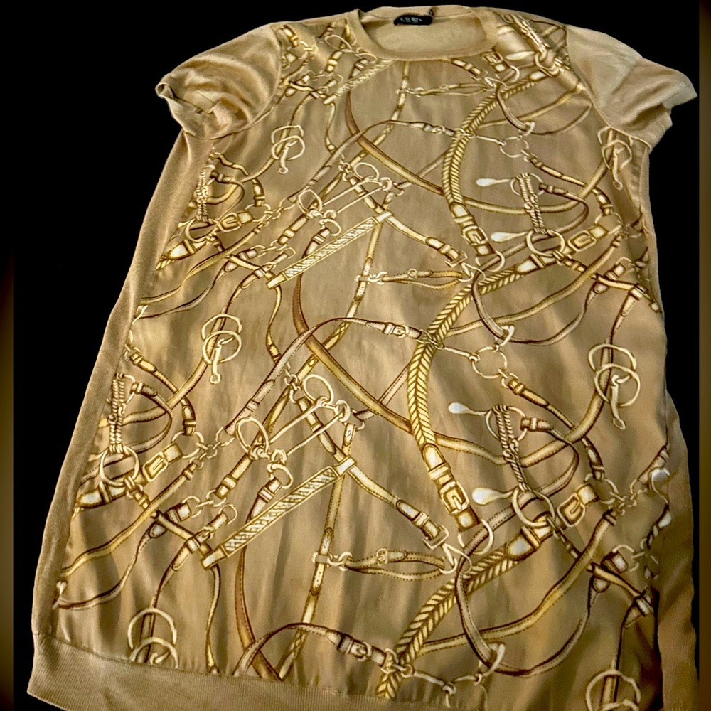 Ralph Lauren Cashmere & Silk Equestrian Dress